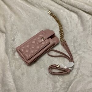 Pink Wallet Wristlet Phone Case